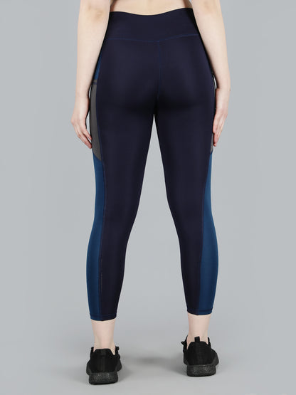 High Waisted Side Strap Leggings, Tights With Deep Side Pockets