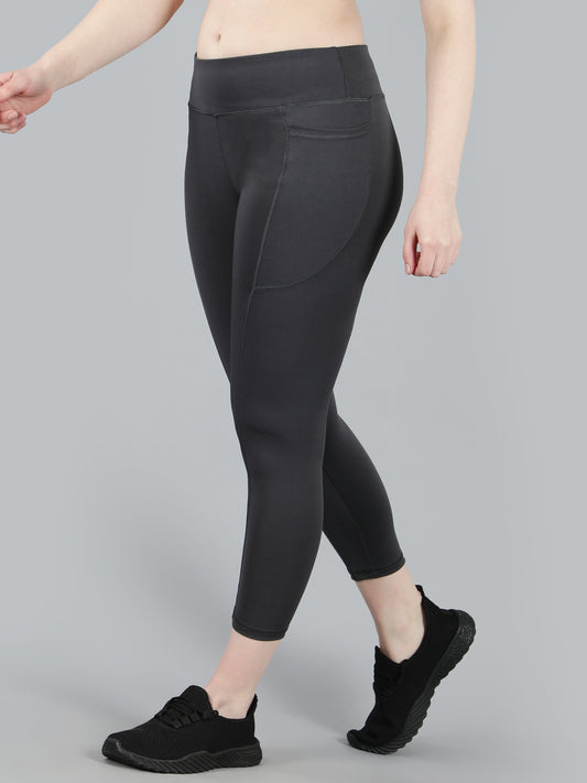 The Ultimate Solid High Waist Gym, Yoga Tights and leggings - Grey