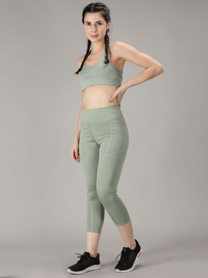 The Ultimate Solid High Waist Gym, Yoga Tights and leggings - Pista