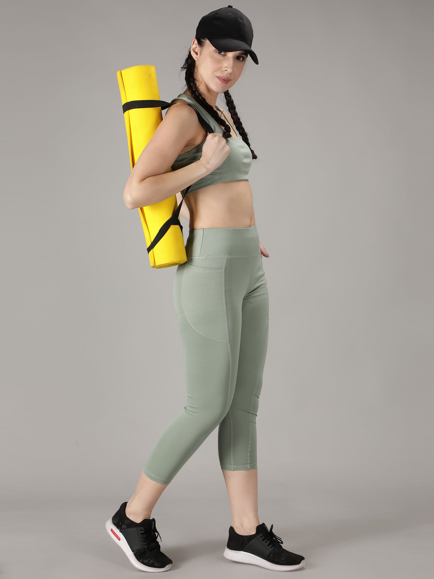 The Ultimate Solid High Waist Gym, Yoga Tights and leggings - Pista