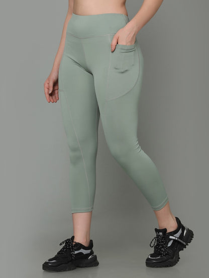 The Ultimate Solid High Waist Gym, Yoga Tights and leggings - Pista