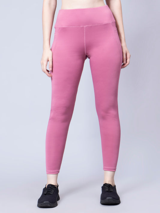 The Ultimate Solid High Waist Gym, Yoga Tights and leggings - Pink