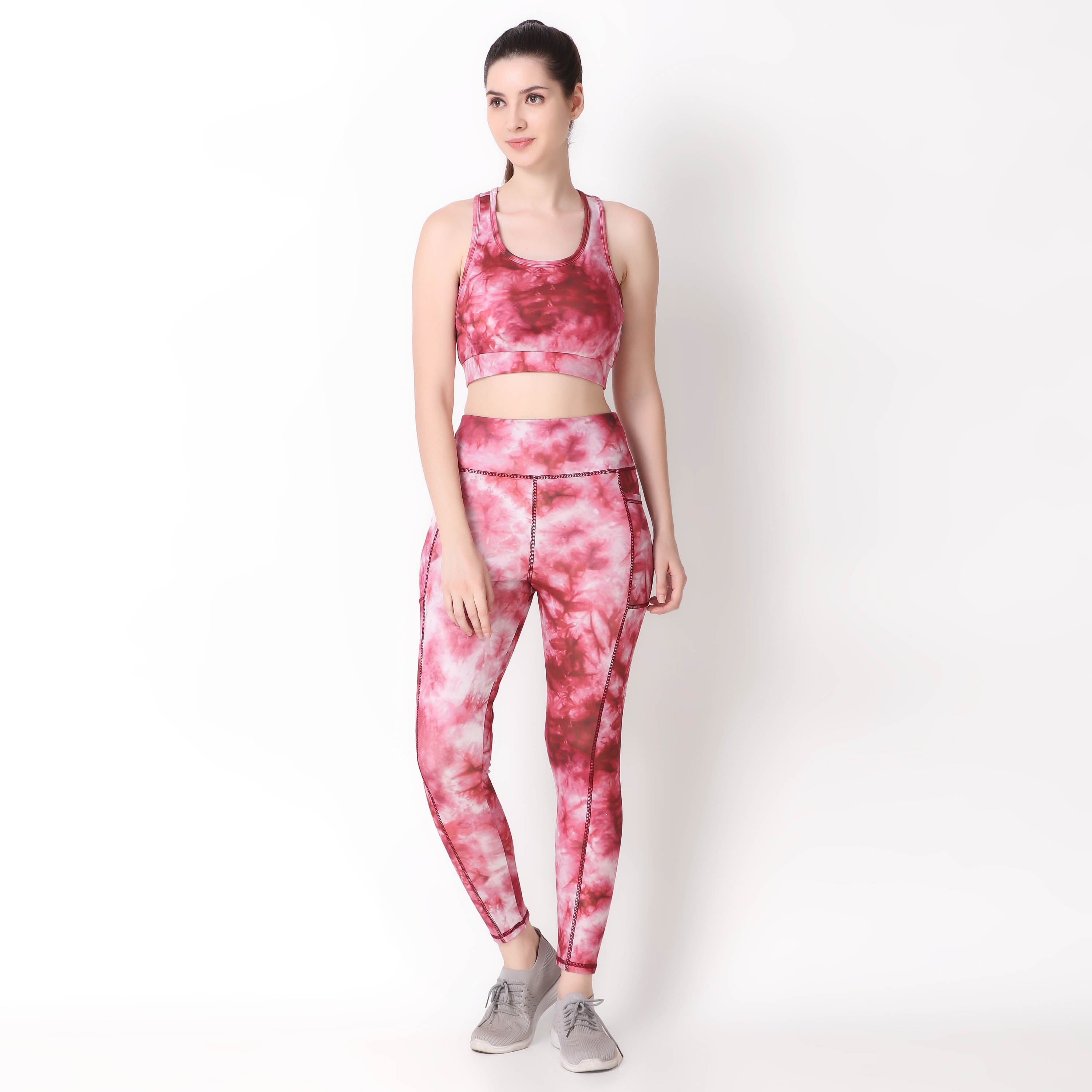 Pink printed clearance leggings