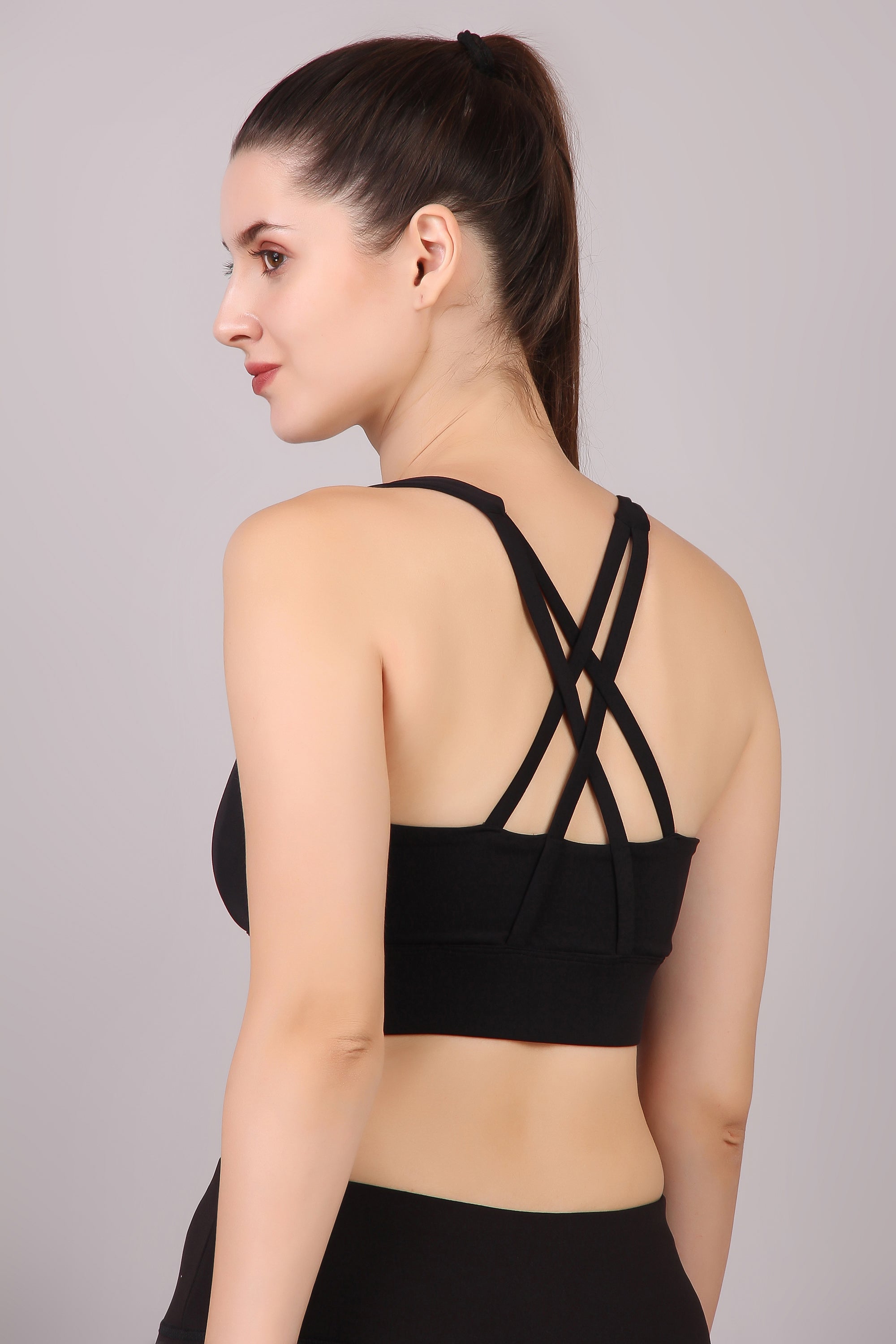 Multi strap hot sale sports bra