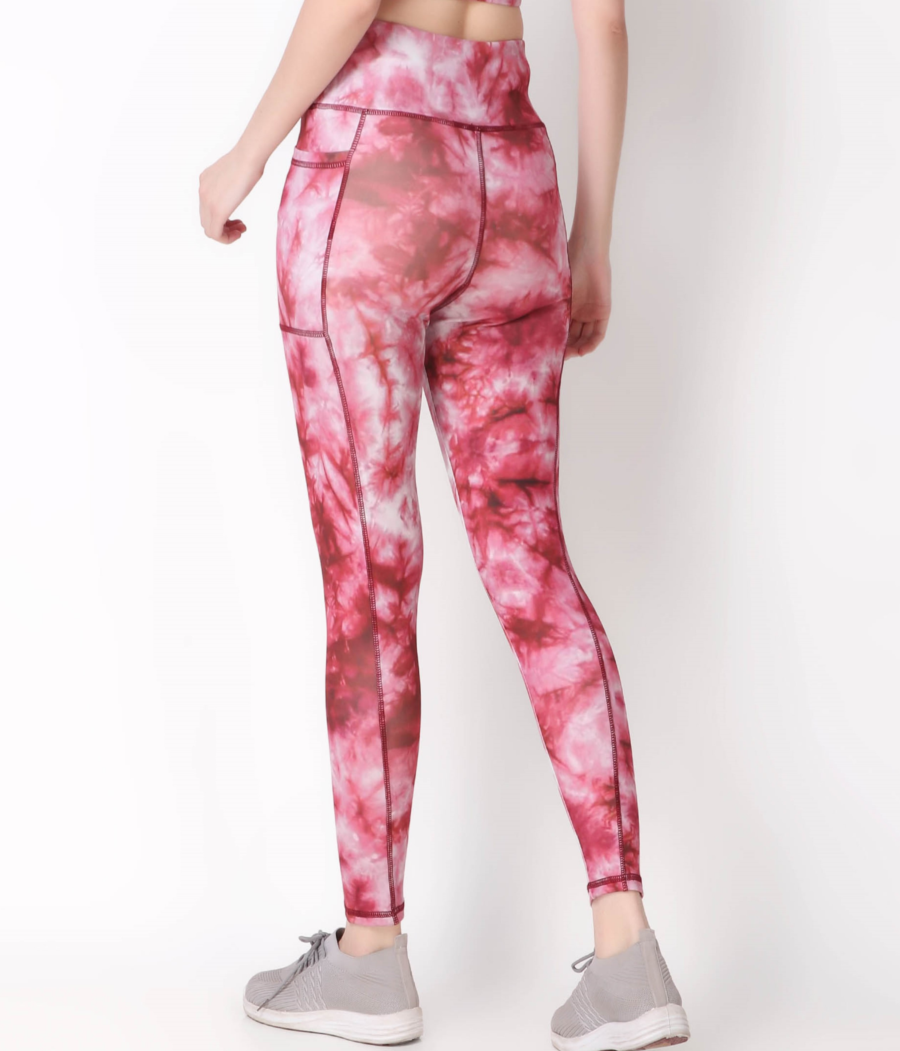 Buy RAINE AND JAINE Pack Of 2 Solid & Abstract Design Printed Leggings  Magenta Pink & Black for Girls (13-14Years) Online in India, Shop at  FirstCry.com - 15379947