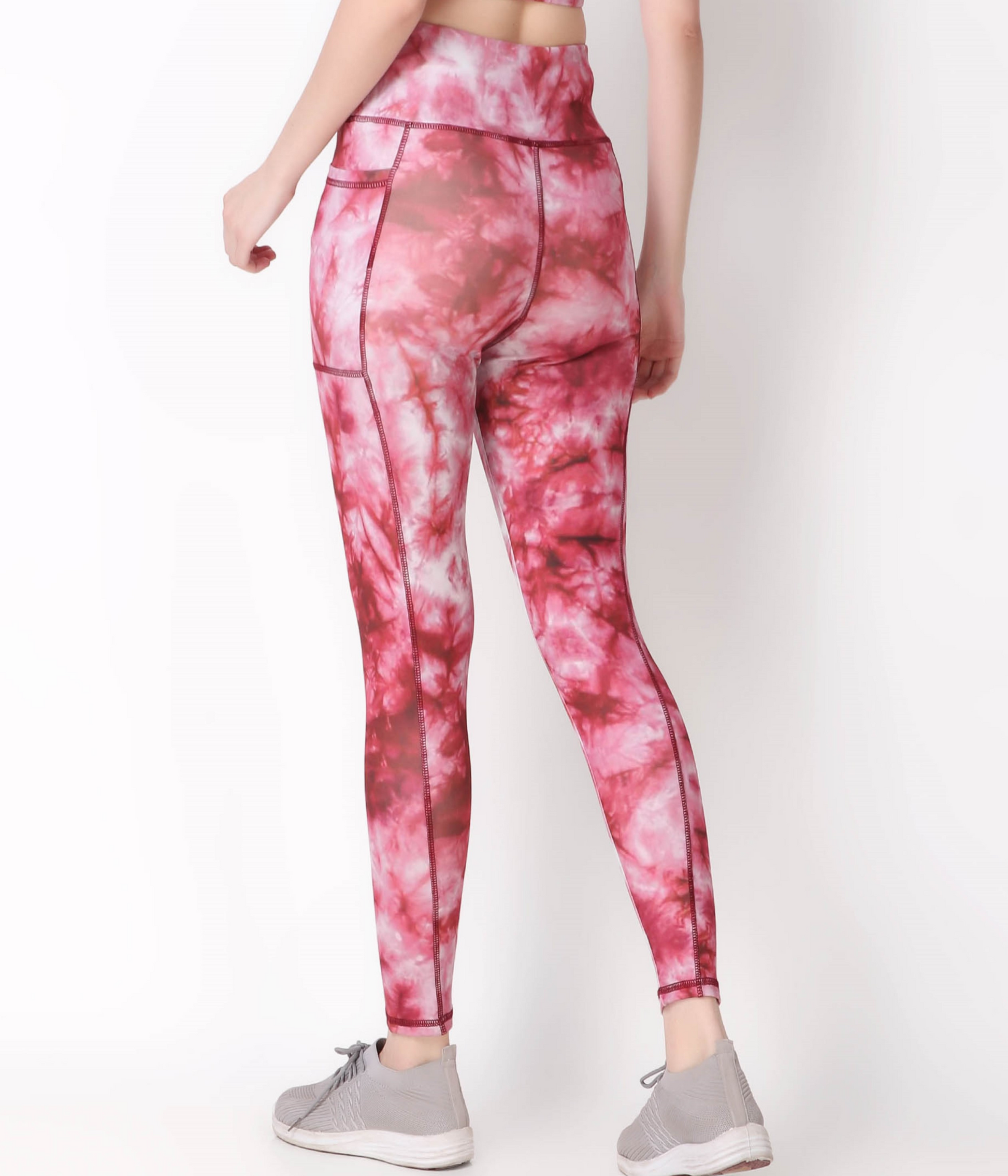 High Waisted Printed Leggings With Pockets And Perfect Ankle Length Fo –  cosvos
